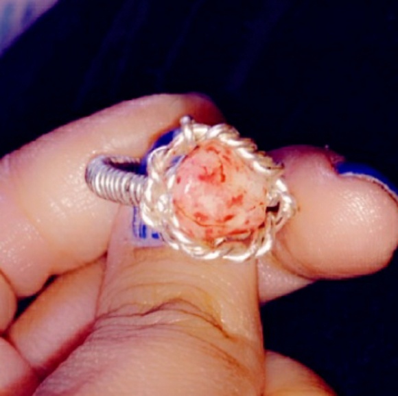 Handmade ring w/ ms ribbon - Picture 2 of 3